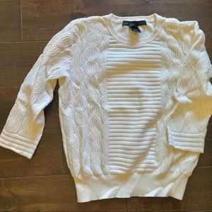 Marc by Marc Jacobs antique white sweatshirt